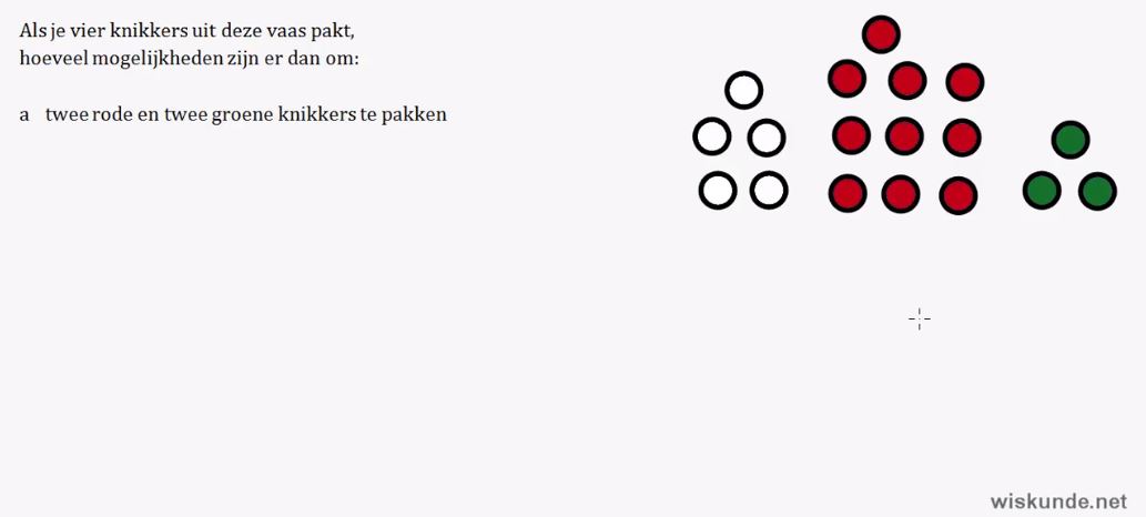 Permutaties en combinaties Opgave 50