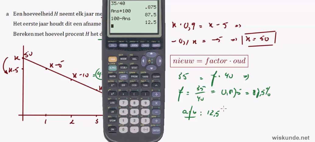 Lineaire formules Opgave 10