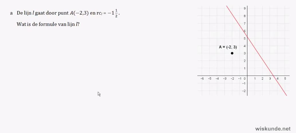 Lineaire formules Opgave 12