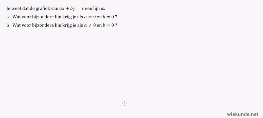Lineaire formules opstellen Opgave 34