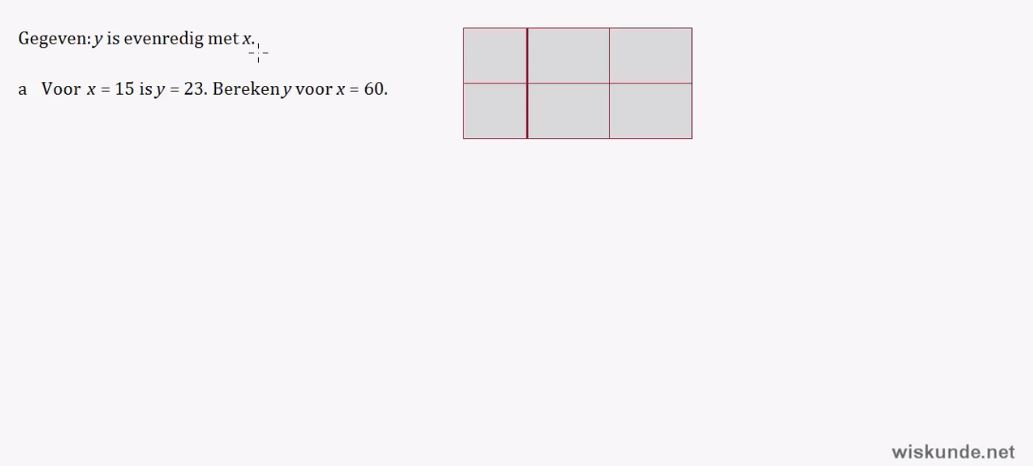 Verbanden en berekeningen Opgave 55