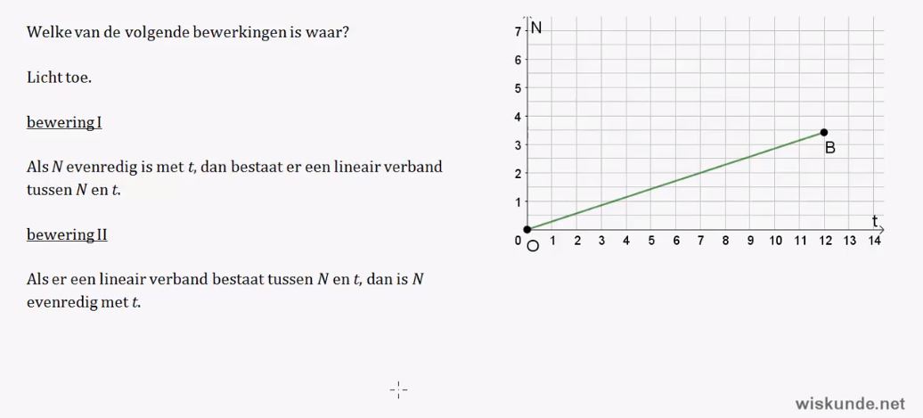 Verbanden en berekeningen Opgave 58