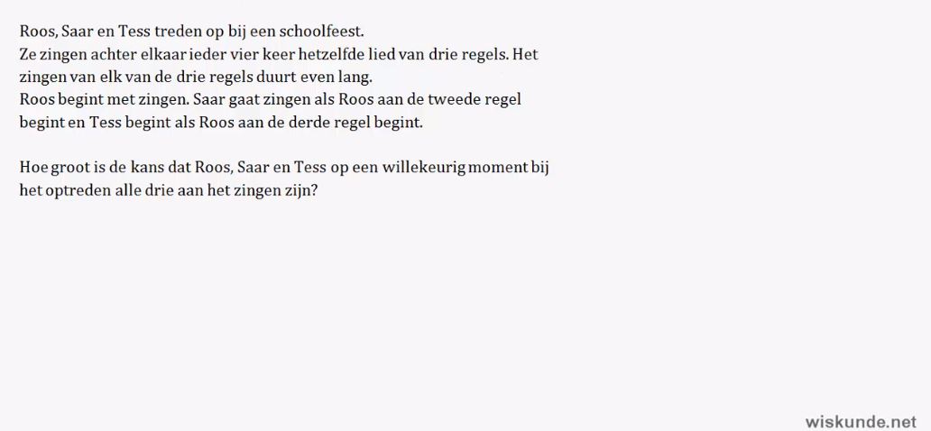 Kansen Opgave 9