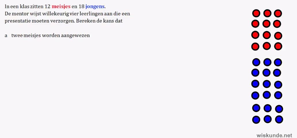 Het herhalen van kansexperimenten Opgave 63