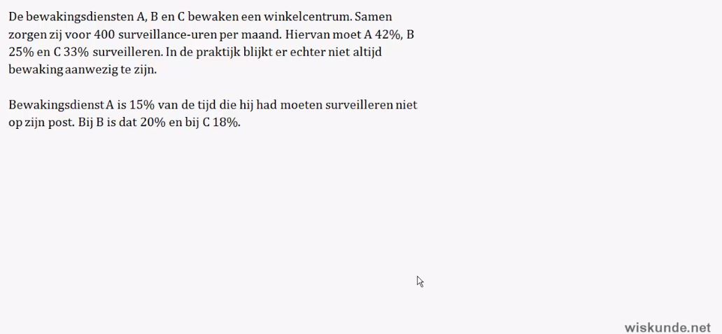 Diagnostische toets Opgave 4