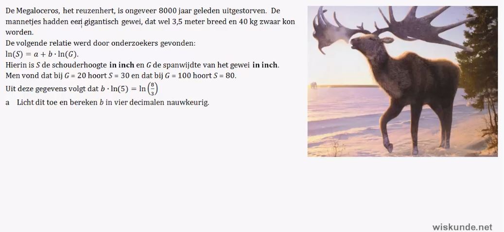 Omvormen van formules met exponenten en logaritmen Opgave 68