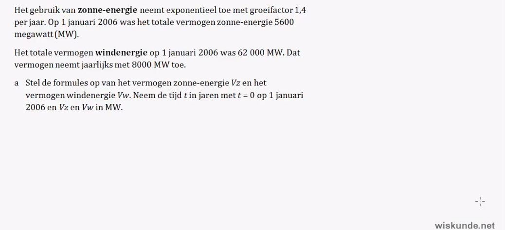 Voorkennis Opgave 5