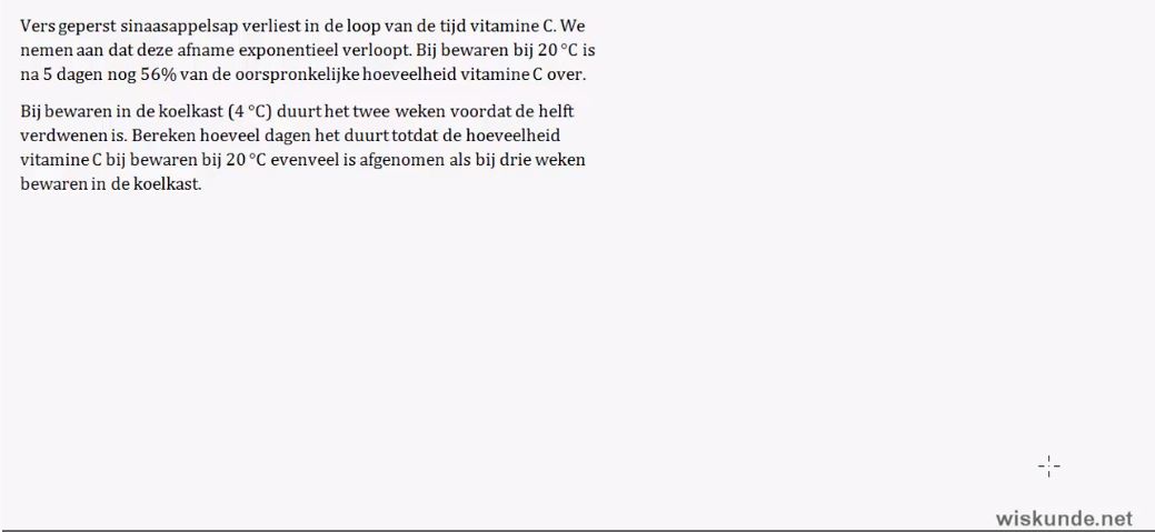 Groeiformules Opgave 27