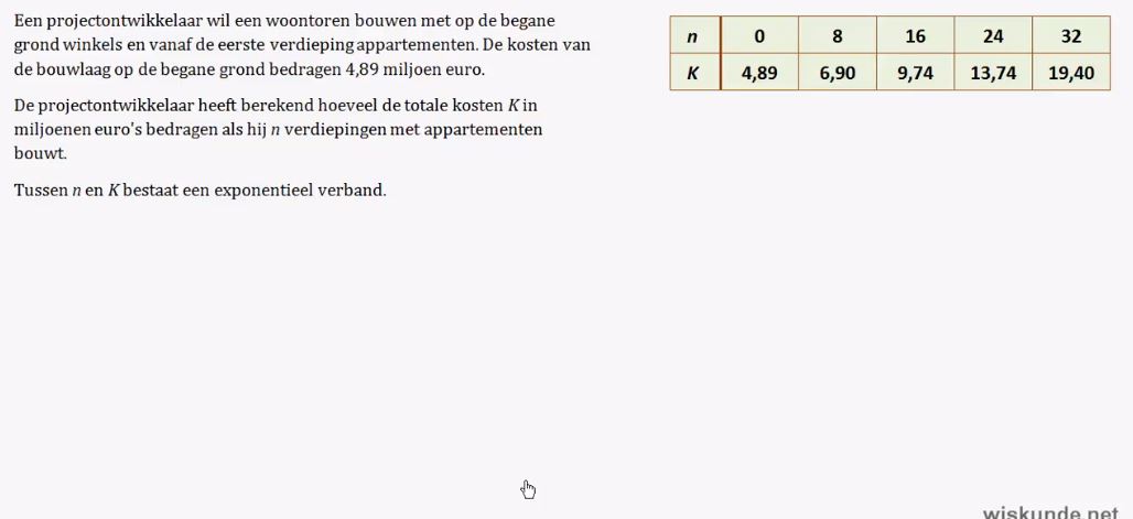Groeiformules Opgave 32