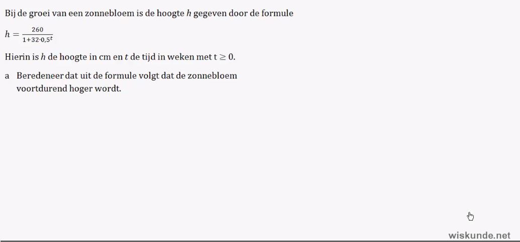 Groeiformules Opgave 35