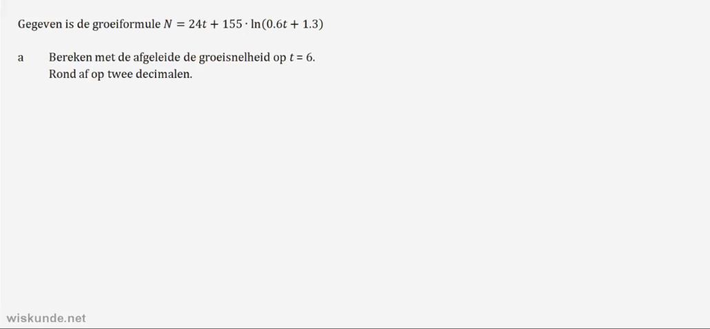 Diagnostische toets Opgave 15