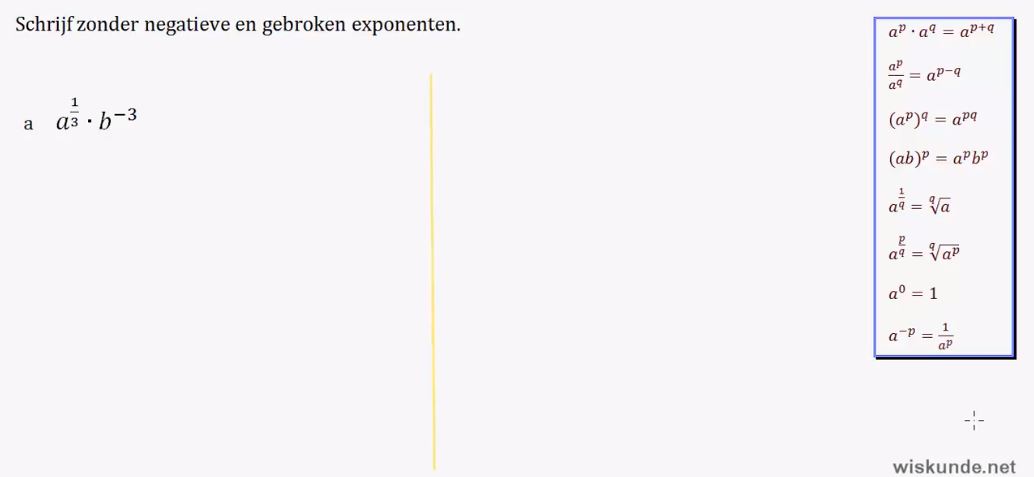 Voorkennis Rekenen met breuken en machten Opgave 4