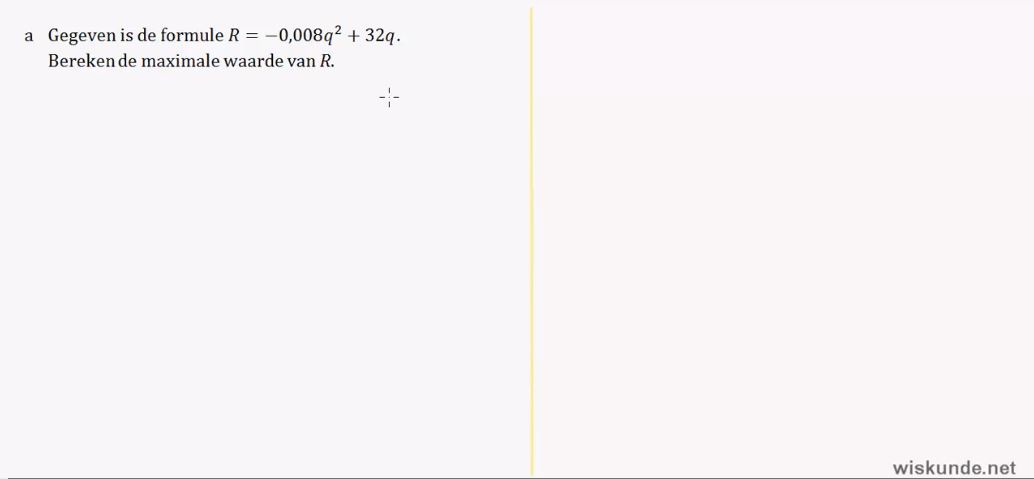 Kwadratische formules Opgave 5