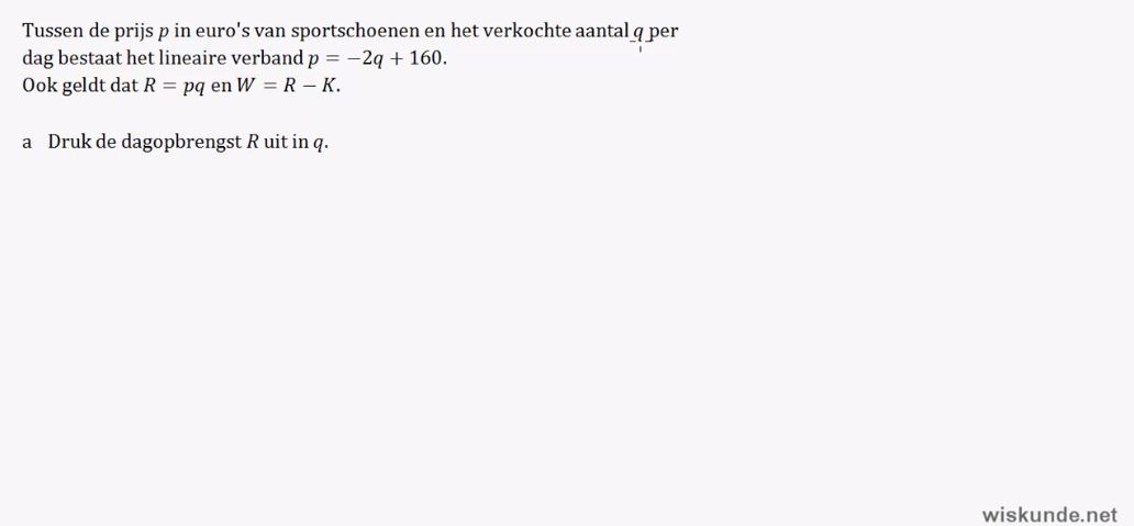 Kwadratische formules Opgave 6
