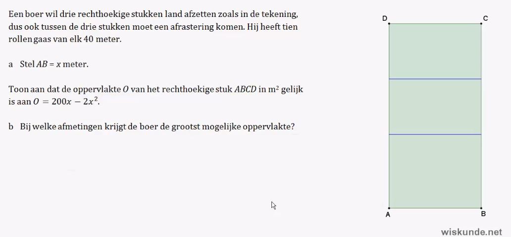 Kwadratische formules Opgave 7