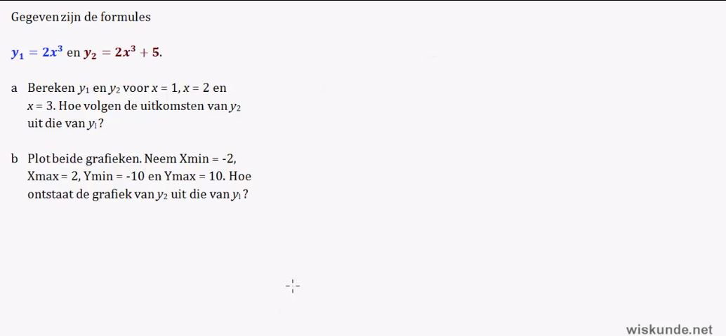 Grafieken veranderen opgave 11