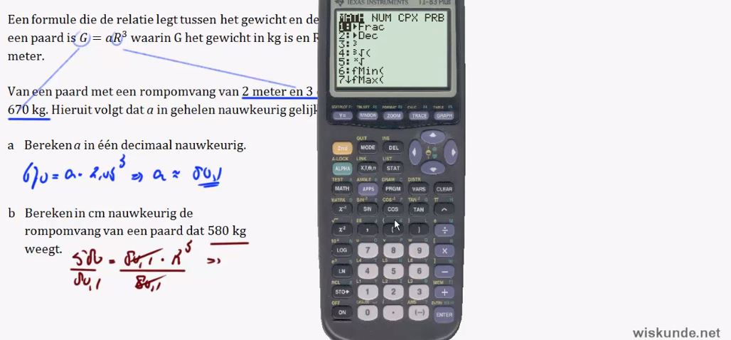 Formules met machten Opgave 67