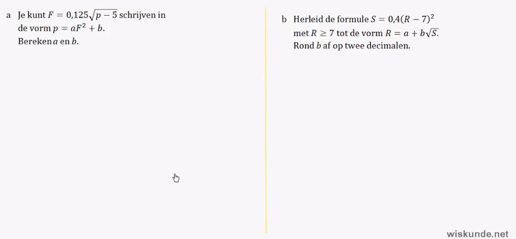 Diagnostische toets Opgave 9