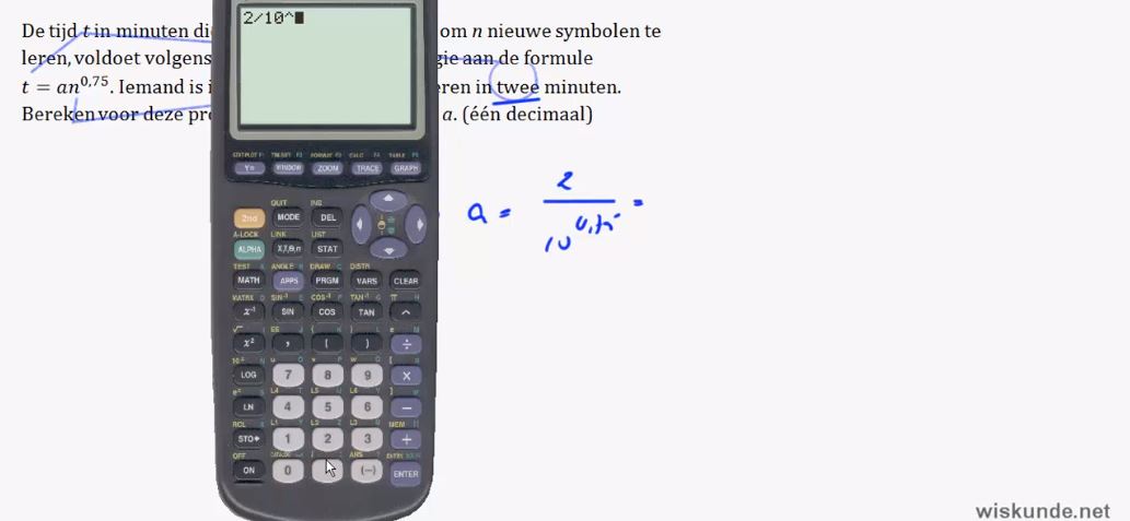 Diagnostische toets Opgave 14