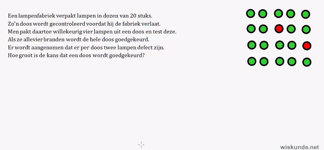 Het vaasmodel Opgave 12