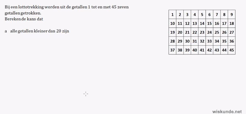 Het vaasmodel Opgave 16