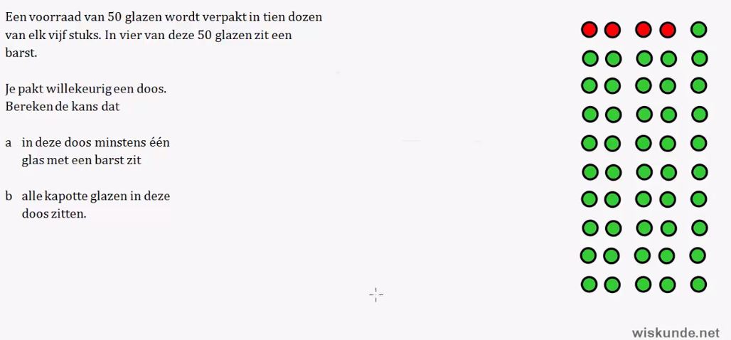 De complementregel Opgave 25