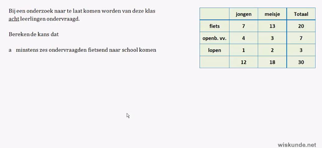 De complementregel Opgave 29