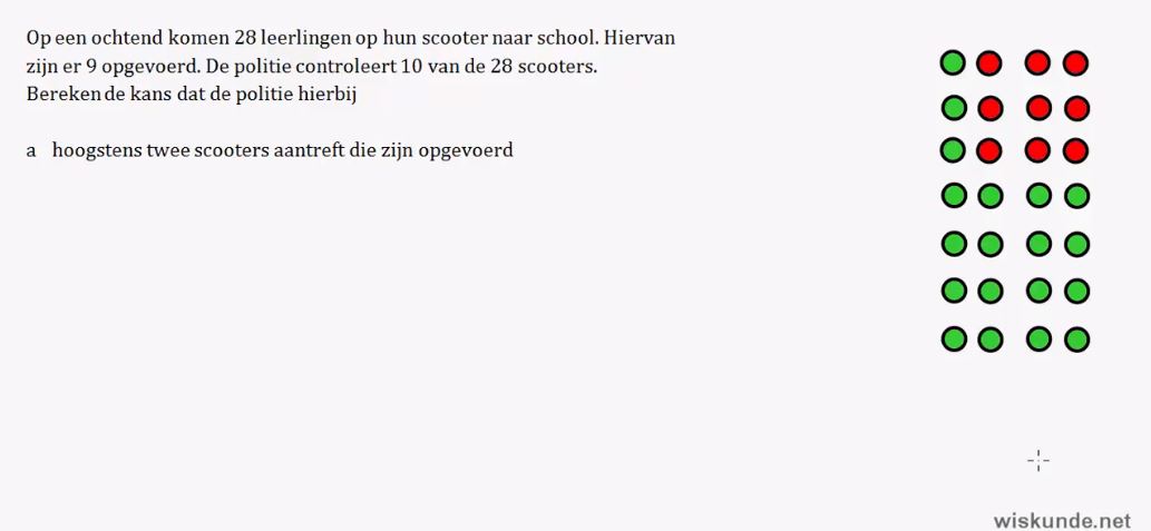 De complementregel Opgave 30