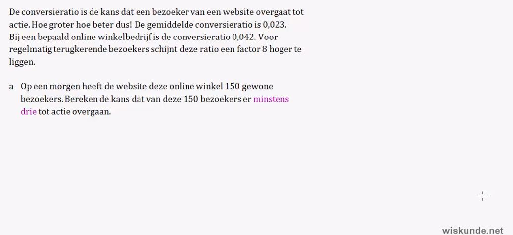 De complementregel Opgave 39