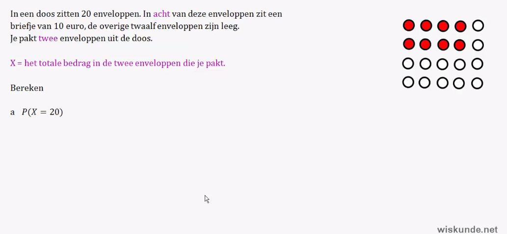 Toevalsvariabelen Opgave 62