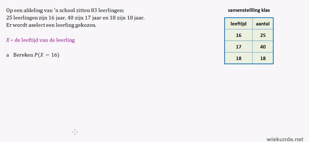 Toevalsvariabelen Opgave 63