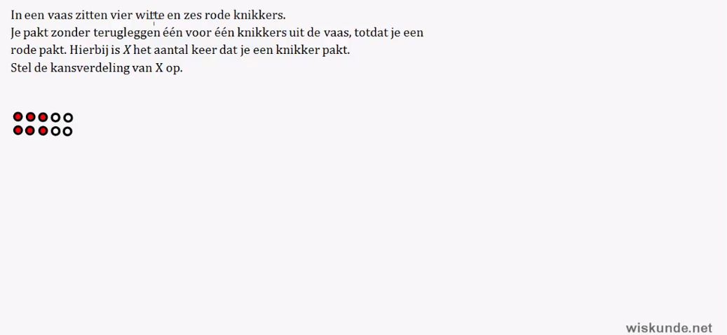 Toevalsvariabelen Opgave 64