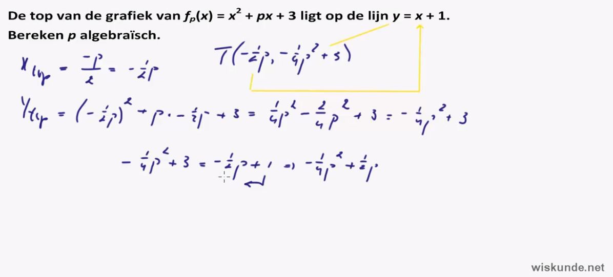 Werken met parameters opgave 44