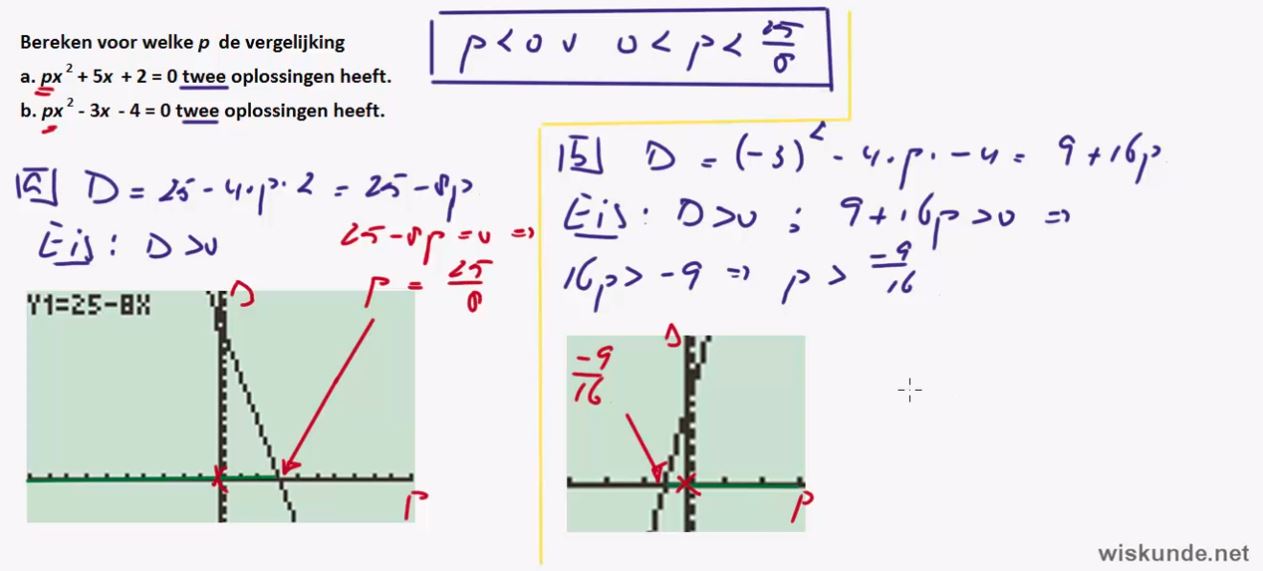 Werken met parameters opgave 52