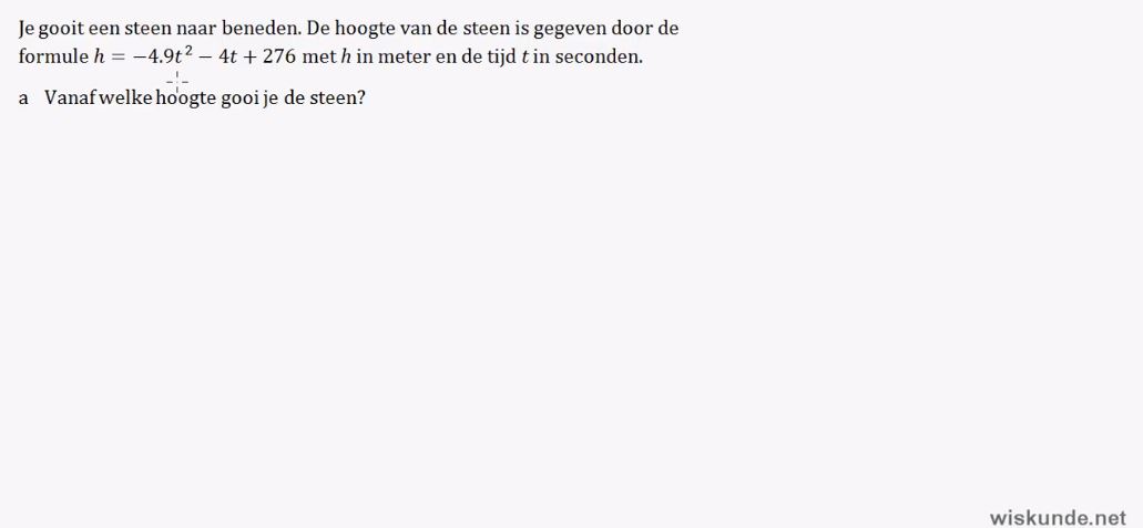 Snelheden Opgave 18