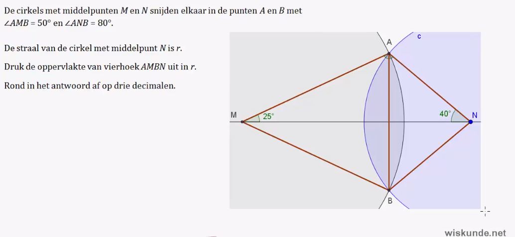 Lengte, omtrek en oppervlakte opgave 35