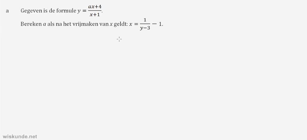 Herleiden van inverse functies Opgave 71