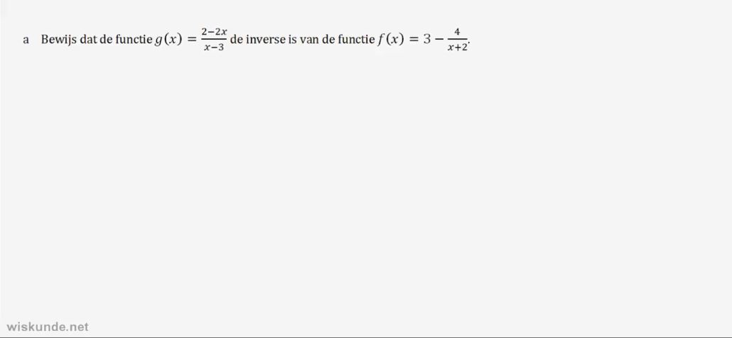 Herleiden van inverse functies Opgave 74