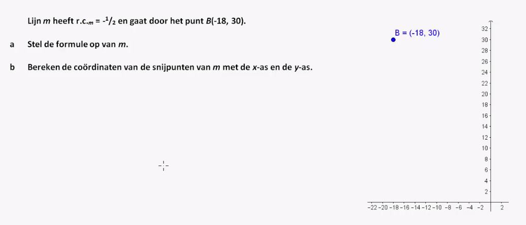 Lineaire verbanden opgave 12