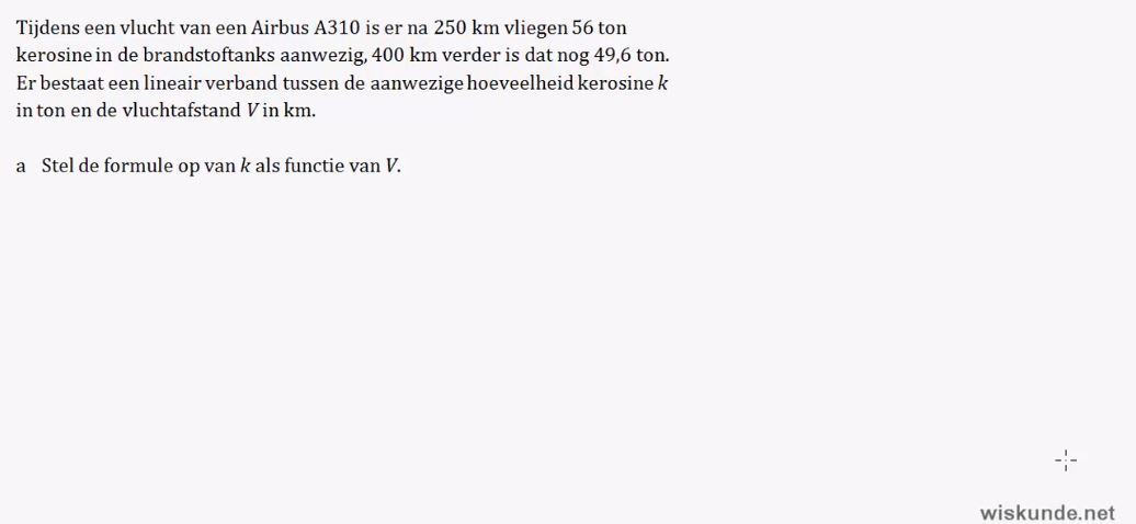Een lijn door twee gegeven punten opgave 29