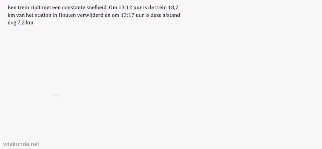 Een lijn door twee gegeven punten opgave 30