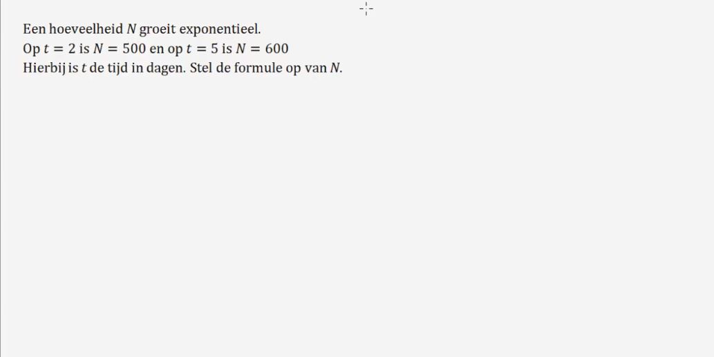 Voorkennis Opgave 6