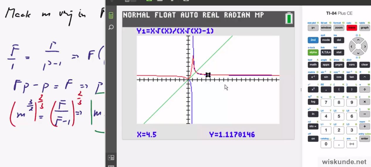 Machten met negatieve en gebroken exponenten Opgave 20