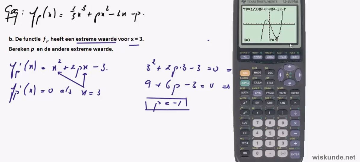 Functies met parameters opgave 67