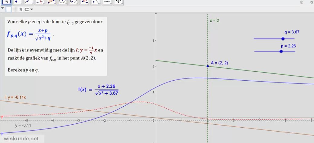 Functies met parameters opgave 68