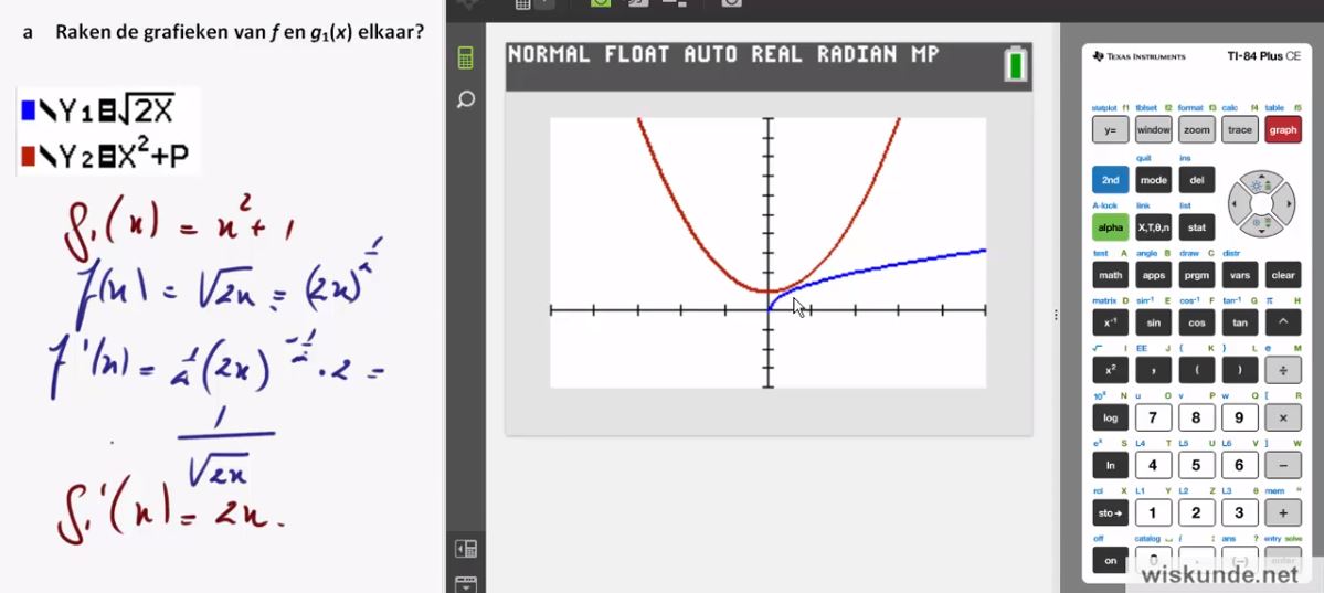 Functies met parameters opgave 77