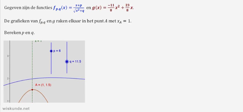 Functies met parameters opgave 79