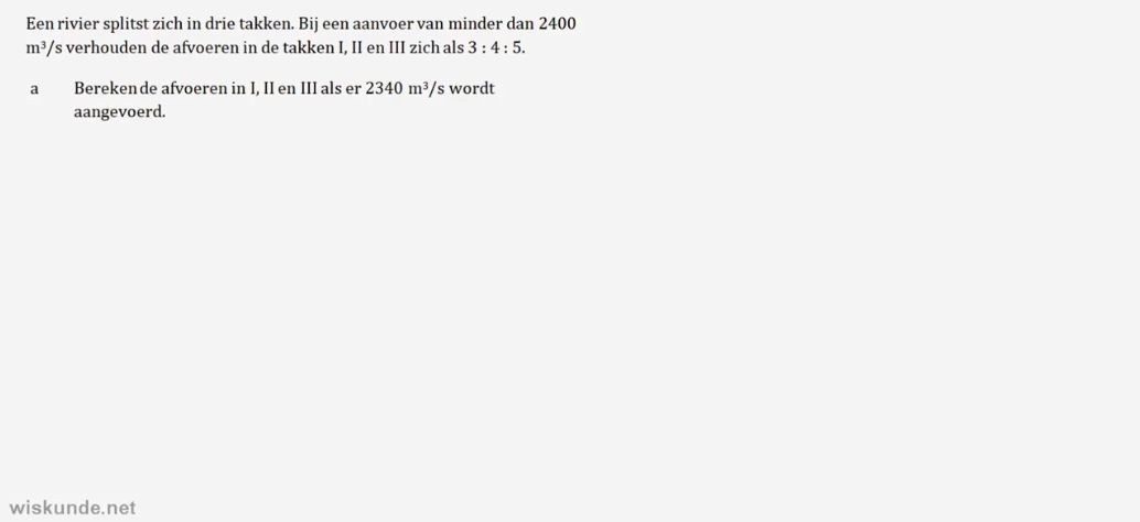 Rekenen met procenten en verhoudingen opgave 18