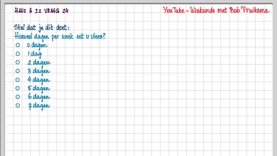 Data verzamelen Opgave 24