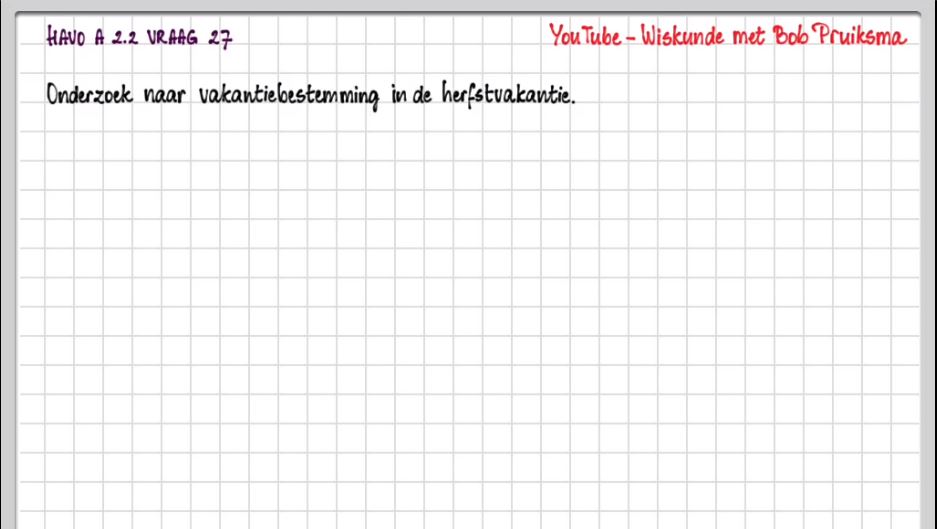 Data verzamelen Opgave 27